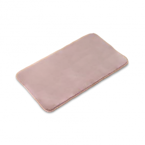 alfombra microfibra 40 x 60 cm pelo corto rosa